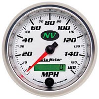3-3/8" сподометр, 160 MPH, IN-DASH, NV AUTO METER #7488