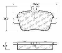 104.16461 Тормозные колодки Posi-Quiet Metallic MERCEDES-BENZ зад.