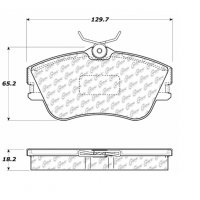 106.06380 Тормозные колодки PosiQuiet Extended Wear VOLKSWAGEN