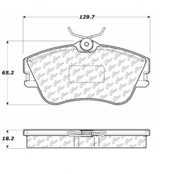 106.06380 Тормозные колодки PosiQuiet Extended Wear VOLKSWAGEN ; VOLKSWAGEN/EUROVAN