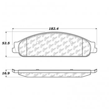 106.10700 Тормозные колодки PosiQuiet Extended Wear FORD 