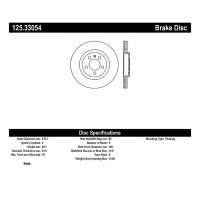 125.33054 Тормозные диски Premium SEAT, VOLKSWAGEN перед