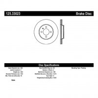 125.33023 Тормозные диски Premium SEAT, VOLKSWAGEN перед