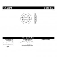 126.63074 Тормозные диски Premium DODGE, SRT перед левый