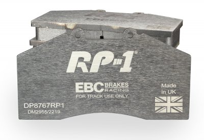 DP8767RP1 EBC Brakes Racing's RP-1™ Тормозные колодки перед/зад PORSCHE 928, 944, 959, 911 (964), 911 (993); FACEL VEGA Excellence; PORSCHE 911 (993) выпуска 1959-1997 года