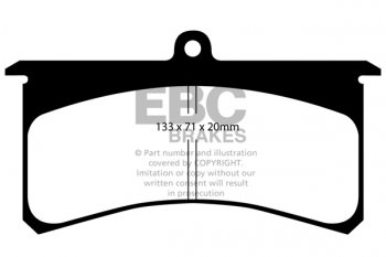 DPX2007 EBC Brakes Ultimax2 Тормозные колодки перед BMW 5XX, 7XX, B, X5, X6 выпуска 2008-2017 года