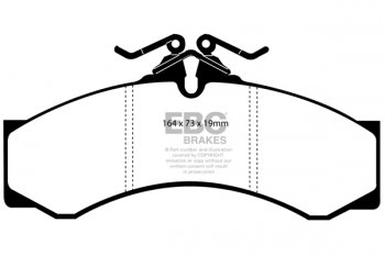 DP1054/2 EBC Brakes Ultimax2 Тормозные колодки перед  MERCEDES-BENZ Sprinter; VOLKSWAGEN LT выпуска 1995 — 2006 года