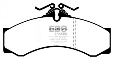 DPC1054 EBC Heavy Duty Carbon колодки перед MERCEDES-BENZ, VOLKSWAGEN 