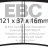 DP1160  EBC Brakes Ultimax2 Тормозные колодки зад. CADILLAC XLR