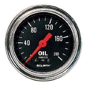 2" Давление масла, 0-100 PSI, MECH AUTO METER #2421 2421 Traditional Chrome Mechanical Oil Pressure Gauge