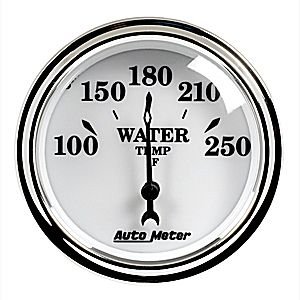 2-1/16" датчик температура воды, 100- 250`F, LED, SSE, OTW II AUTO METER #1237 Water Temperature