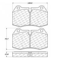 106.06390 Тормозные колодки PosiQuiet Extended Wear BMW
