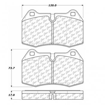 106.06390 Тормозные колодки PosiQuiet Extended Wear BMW 