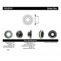 120.65141 Тормозные диски Premium FORD зад