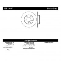 125.33057 Тормозные диски Premium AUDI, SEAT, VOLKSWAGEN зад