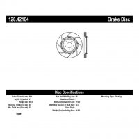 128.42104 Тормозные диски Premium NISSAN перед