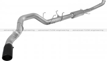 49-42047-B Afe Power Полная выхлопная система Turbo-Back 5.0" Dodge Dsl Trucks 13-15 L6-6.7L насадка черная 