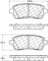 309.14540 StopTech Тормозные колодки Performance Ford