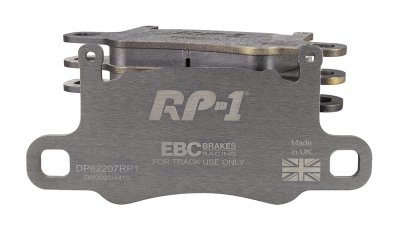 DP82207RP1 EBC Brakes Racing's RP-1™ Тормозные колодки зад DATSUN Bluebird; FACEL VEGA Facellia; PORSCHE 911 (991) (Cast Iron Disc Only) выпуска 1959-2015 года