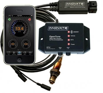 INNOVATE MTR 3832 OT-2 / LC-1 OBD-II широкополосная лямда WiFi ОТ-2 датчика позволяет просматривать и записывать ваш выбор важной информации двигателей