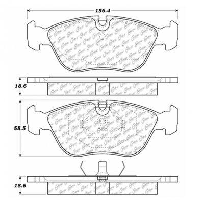 309.06180 StopTech Тормозные колодки Performance Pads   для: VOLVO 