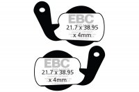 CFA451 EBC BRAKES Organic тормозные колодки