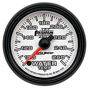 2-1/16" датчик температура воды, 100- 260`F, FSE AUTO METER #7555 Water Temperature