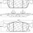 105.18181 Тормозные колодки Posi-Quiet Ceramic FORD, LINCOLN перед