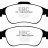 DP42023R EBC Brakes Yellowstuff Тормозные колодки перед DACIA, RENAULT