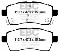 DPX2352 EBC Brakes Ultimax2 Тормозные колодки перед  SUZUKI Ignis