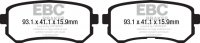 DPX2193  EBC Brakes Ultimax2 Тормозные колодки зад. KIA Picanto