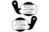 CFA451HH EBC BRAKES Organic тормозные колодки