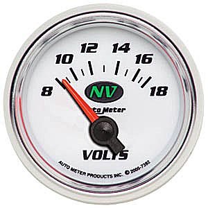 2-1/16" Вольтметр, 8-18V SSE, NV AUTO METER #7392 Voltmeter