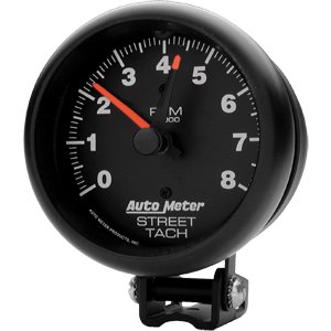3-3/4" тахометр, 8,000 RPM, STREET, BLACK AUTO METER #2894 TachometerSteet