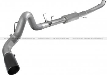 49-42048-B Afe Power Полная выхлопная система Turbo-Back 5.0" Dodge Dsl Trucks 13-15 L6-6.7L насадка черная 