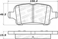 308.18570  StopTech Street Тормозные колодки Buick, Chevrolet, GMC