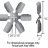 17320 DERALE Вентилятор гоночный стальной - Standard Rotation 20"