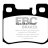 DP1026  EBC Brakes Ultimax2 Тормозные колодки зад. MERCEDES-BENZ 190