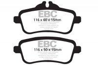 DP32137C EBC Brakes Redstuff Тормозные колодки зад. MERCEDES-BENZ CLA-Class (C117), CLA Shooting Brake (X117), SLC (R173), SLK (R172)