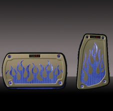 PEDAL KT 2PC светодиод BLU FLME L.E.D. Pedals