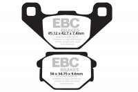 FA382 EBC BRAKES Organic тормозные колодки  HONDA-HM CRE