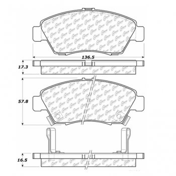 309.06210 StopTech Тормозные колодки Performance Pads ACURA,HONDA 
