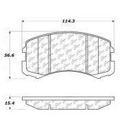 309.09040 StopTech Тормозные колодки Performance Pads   для: MITSUBISHI