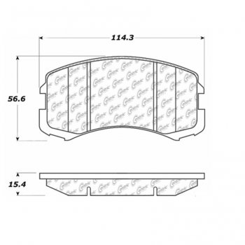 309.09040 StopTech Тормозные колодки Performance Pads   для: MITSUBISHI 