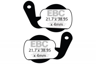 CFA451R EBC BRAKES Organic тормозные колодки 