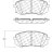 105.18260 Тормозные колодки Posi-Quiet Ceramic HYUNDAI, KIA