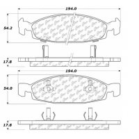 106.07900 Тормозные колодки PosiQuiet Extended Wear JEEP