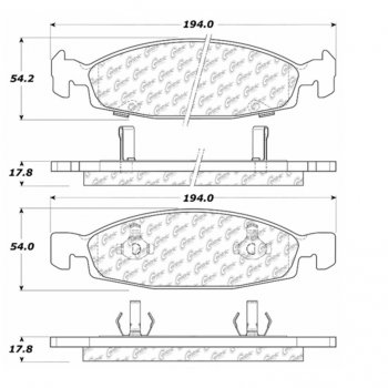 106.07900 Тормозные колодки PosiQuiet Extended Wear JEEP 