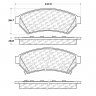 106.10750 Тормозные колодки PosiQuiet Extended Wear BUICK, CHEVROLET, PONTIAC