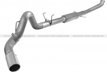 49-42048-P Afe Power Полная выхлопная система Turbo-Back 5.0" Dodge Dsl Trucks 13-15 L6-6.7L насадка хром 